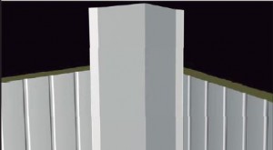 Remate de esquinero interior