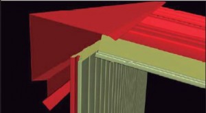 coronación trasera sin troquelar