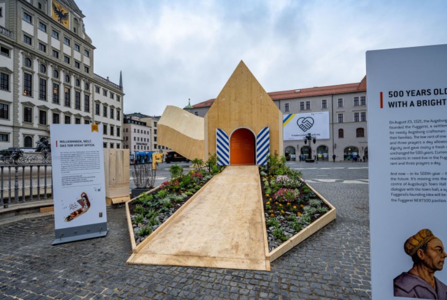 MVRDV presenta un pabellon madera panel sandwich en Alemania