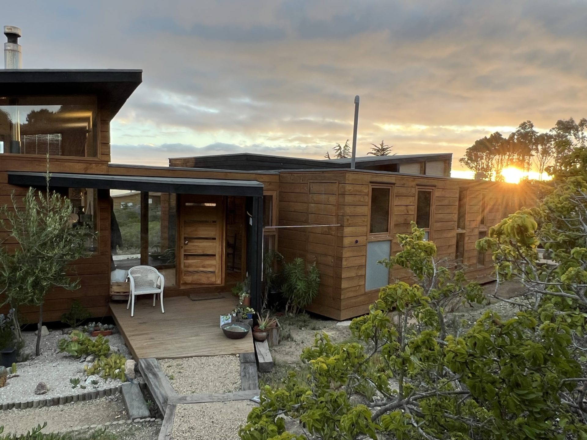 casa tableros de madera tipo sandwich