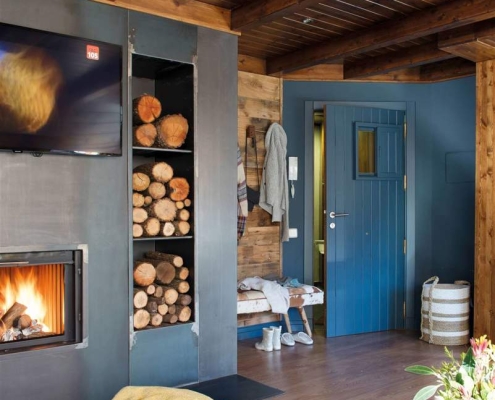 casas con techos de madera comprar