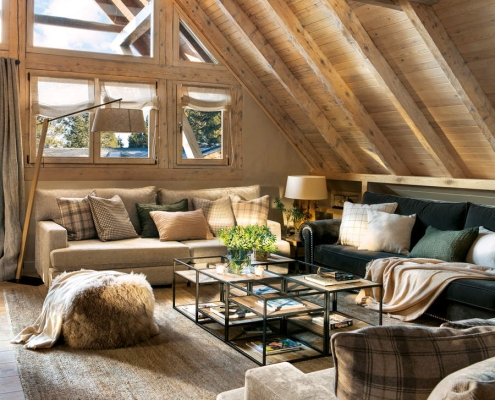 casas con techos de madera precio