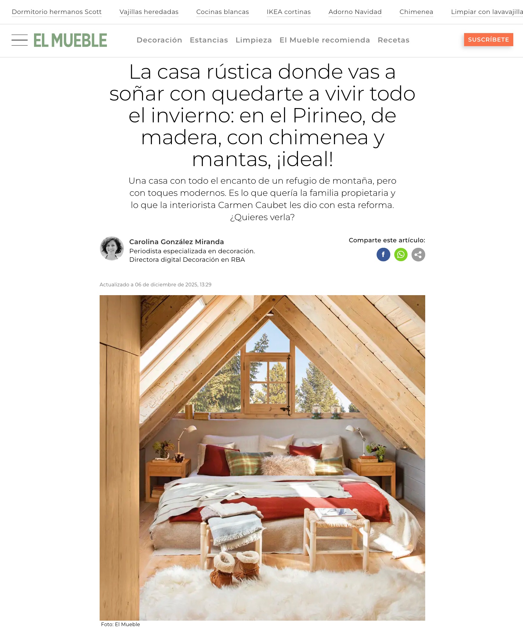 techos forrados de madera